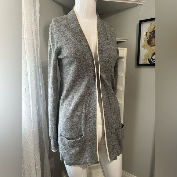 Theory Gray Open-Front Cardigan - Picture 11 of 11